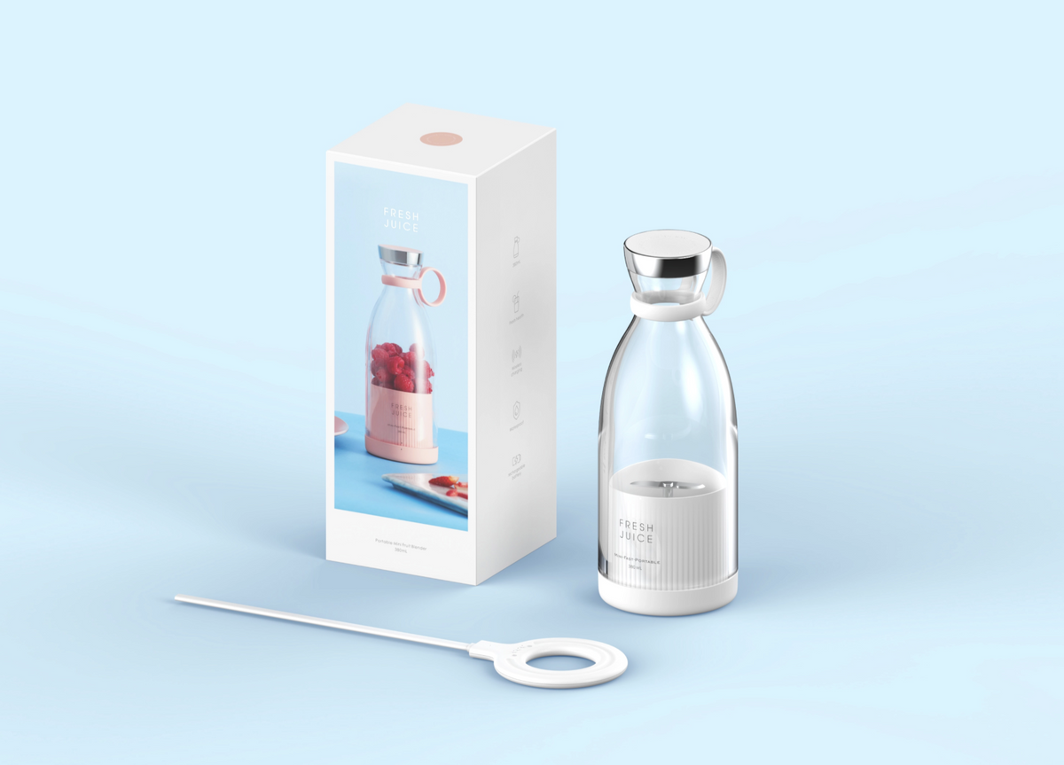 White Portable Blender – Bubbabearshop