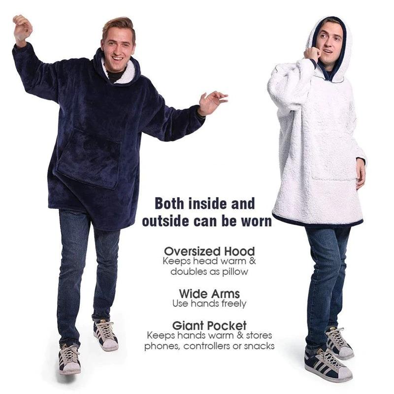 BubbaHoodie™ - Comfortable Sherpa Giant Pullover