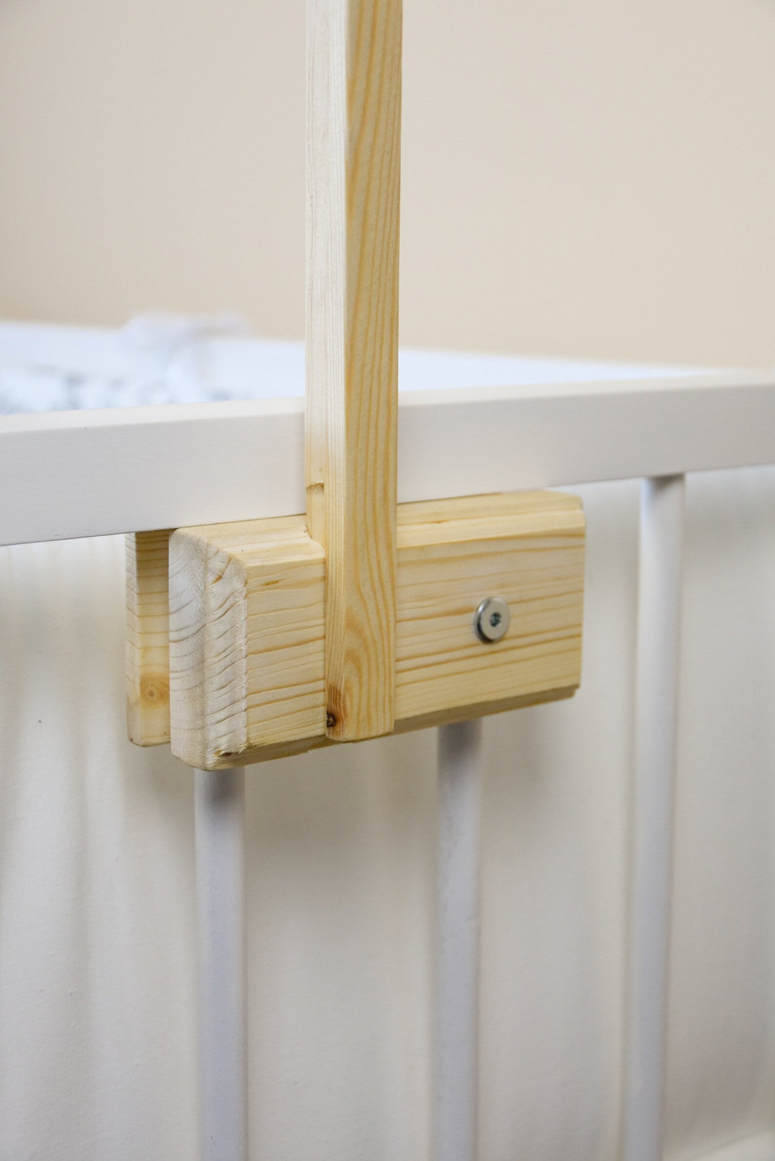 Baby Bed Wooden Mobile Arm, Baby Mobile Stand, Baby Mobile, Nursery Mobile  